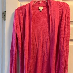 Pink cardigan